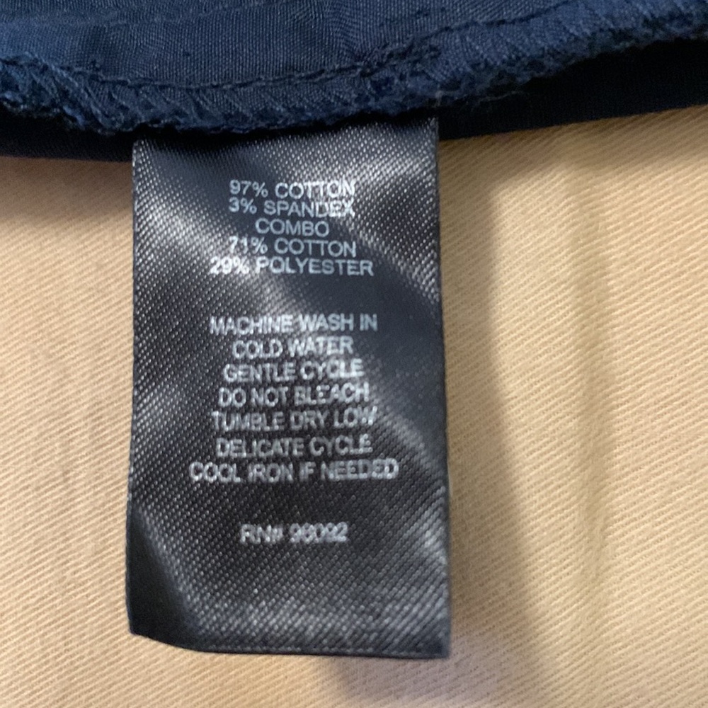 Dalia Collection Checked Pattern Navy Blue Women … - image 7